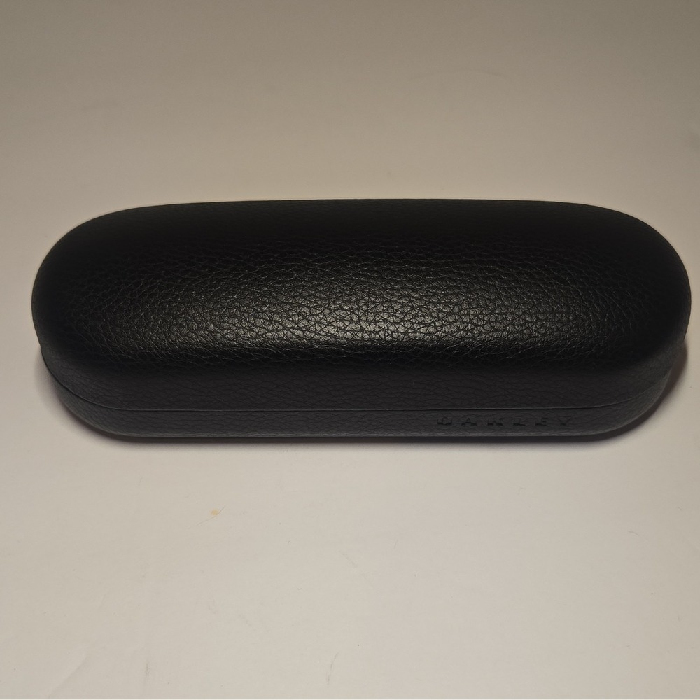 Oakley Black Faux Leather Hard Shell Glasses Case Protective Eyewear Cover